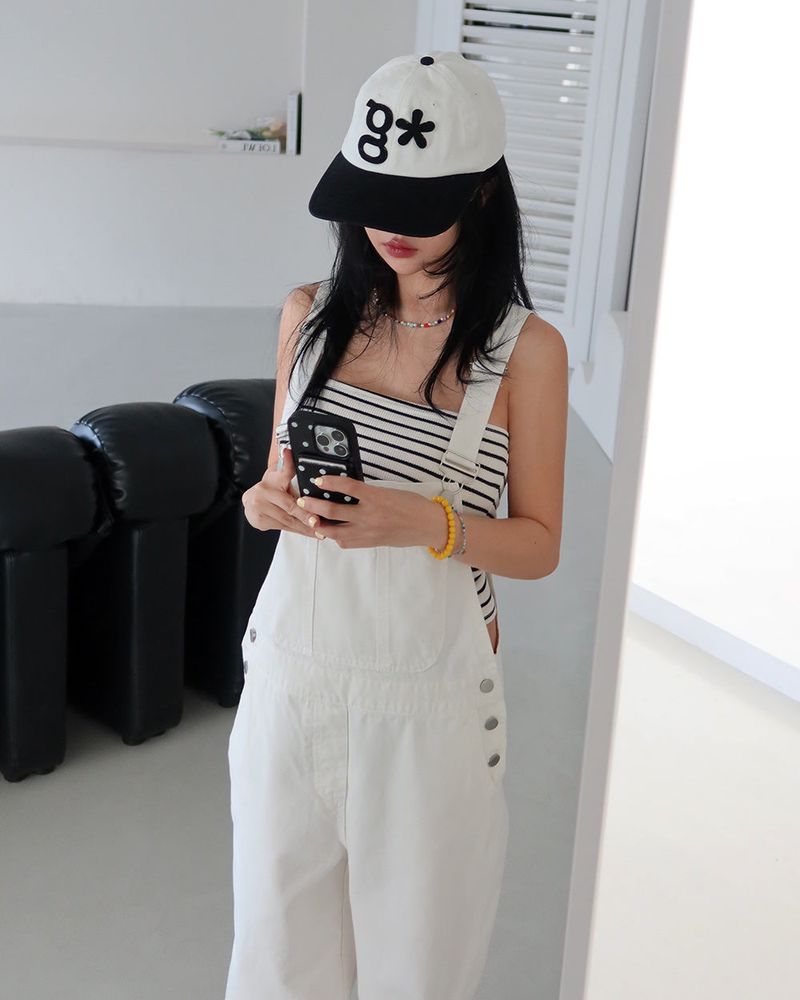 Basic cotton overalls overalls
