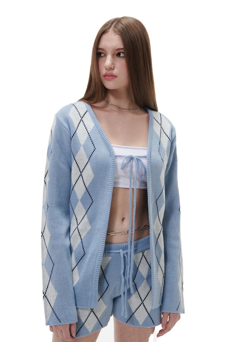 ARGYLE CARDIGAN