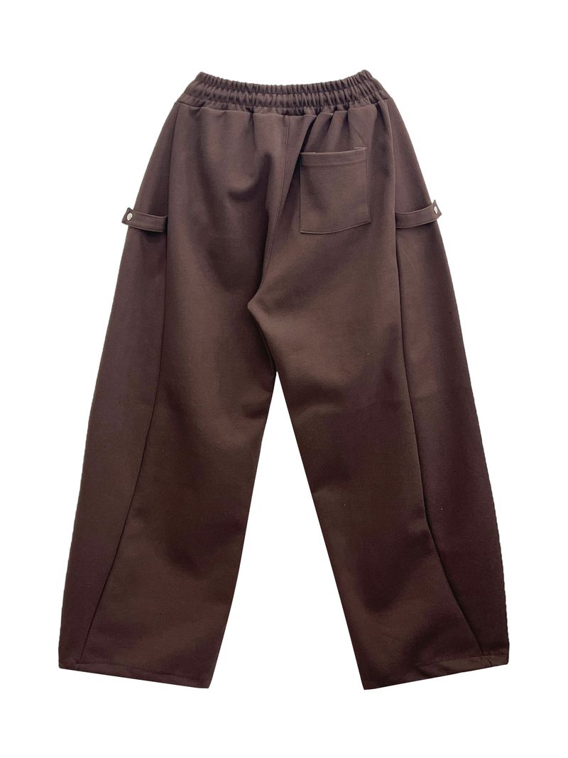 Pinch Side Snap Sweat Pants 6C