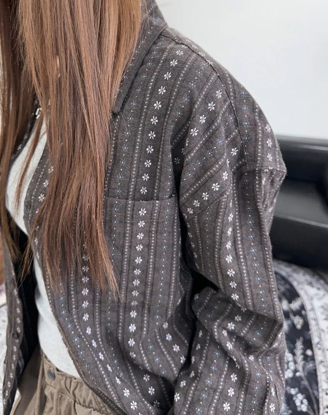 Reed Flower Crop Shirt