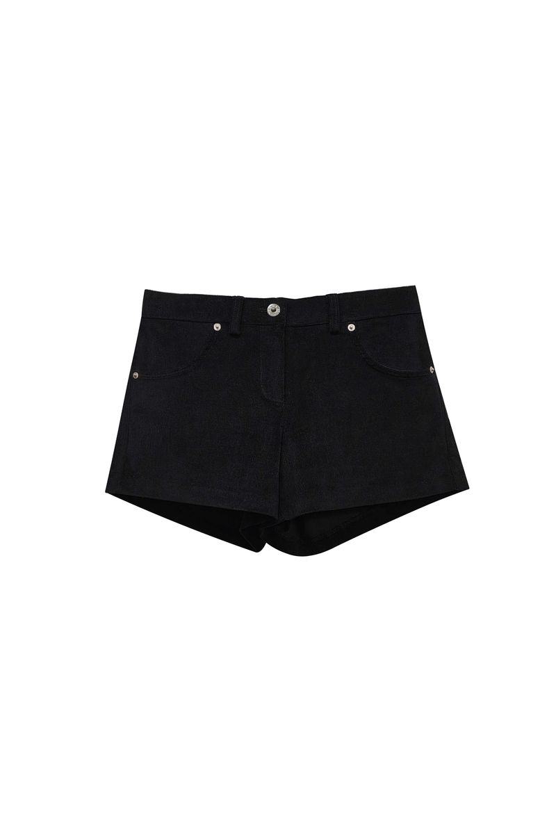 SILEN CORDUROY MICRO PANTS / BLACK