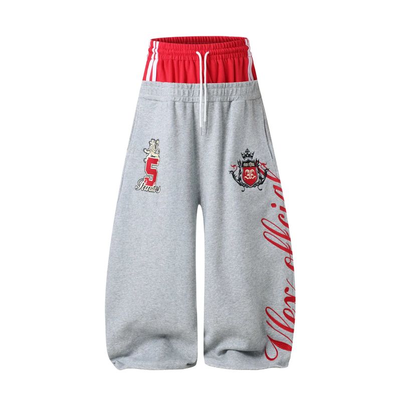 Talia Collegiate Lettering Wide Pants