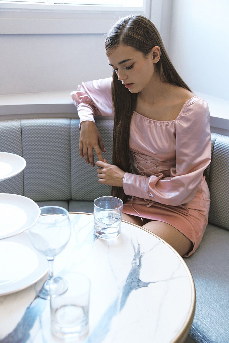 Corset Blouse Pink
