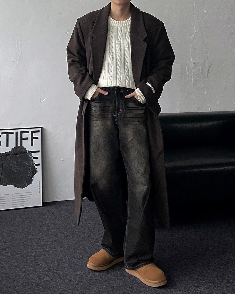 YM Lauren Wool Dart Coat (4 colors)