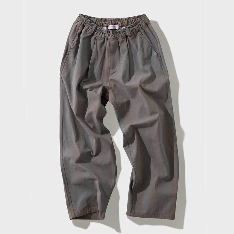 FFEFFSTUDIO（フェフスタジオ）の「Dirty washed cotton long banding pants (Cement)（Pants）」
