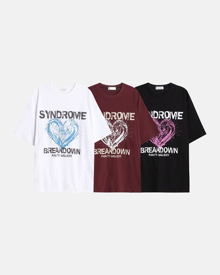 (UNISEX) Heart Syndrome Over Tee