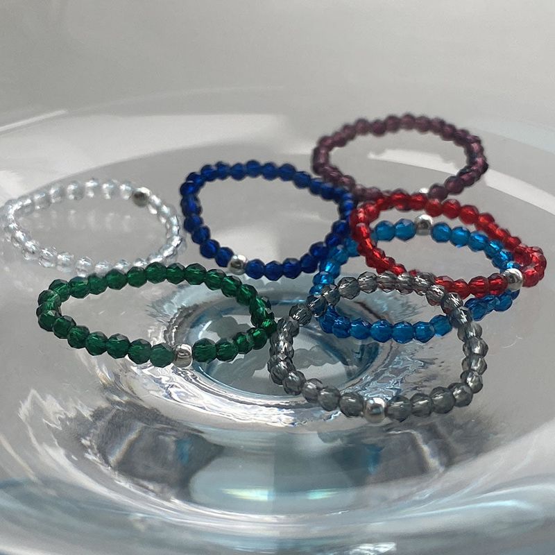 [CCNMADE] Crystal DoongGool Ring (8color)