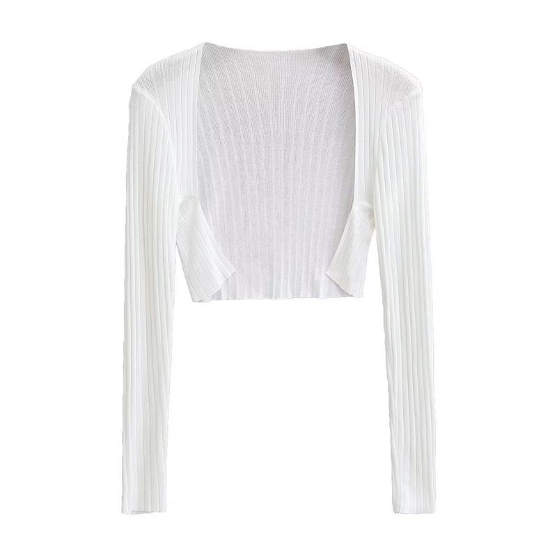 Cozy&Kitsch（コージーアンドキッチ）の「Rib Crop Bolero Cardigan（Tops）」