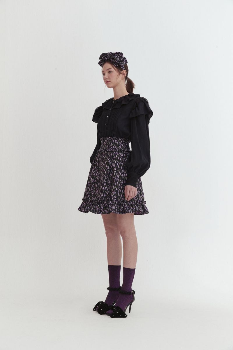 Ruffled skirt