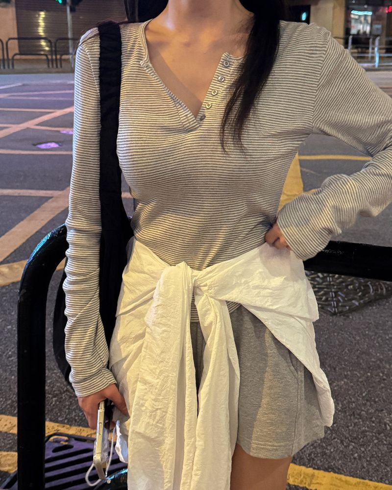 MAYBINS（メイビンス）の「Bandir Stripe T-shirt（Tops）」