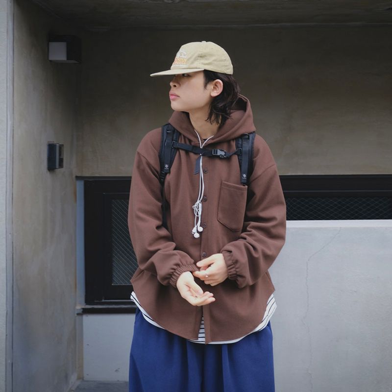 SEMIKAJI（セミカジ）の「[SEMADE] Signature Wool Overfit Hoody Shirts（Jackets/Outerwear）」