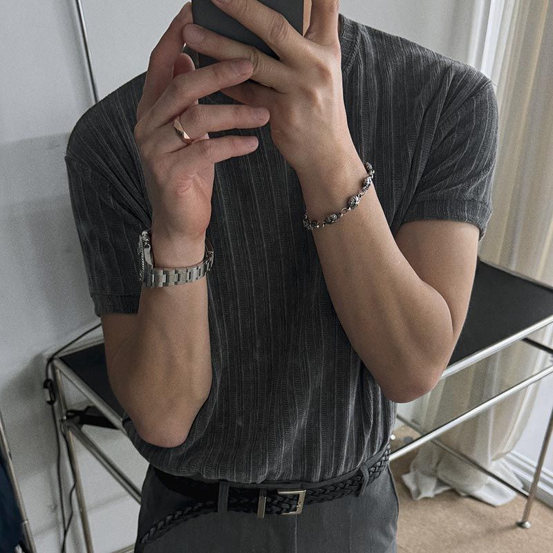 ASCLO(エジュクロ)の「ASCLO Velour Short Sleeve T (5color)(Tops)」