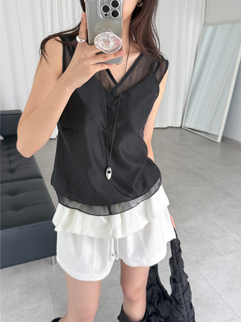 フォルディングショートパンツ (2color)