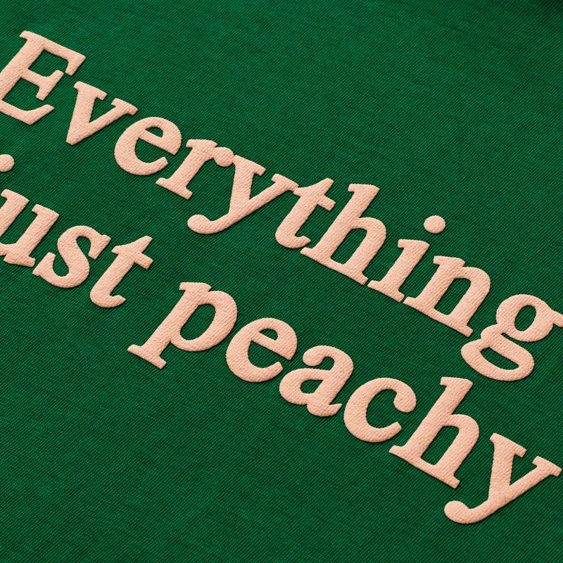 REGULAR FIT TWO TONE PRINT T-SHIRT_GREEN