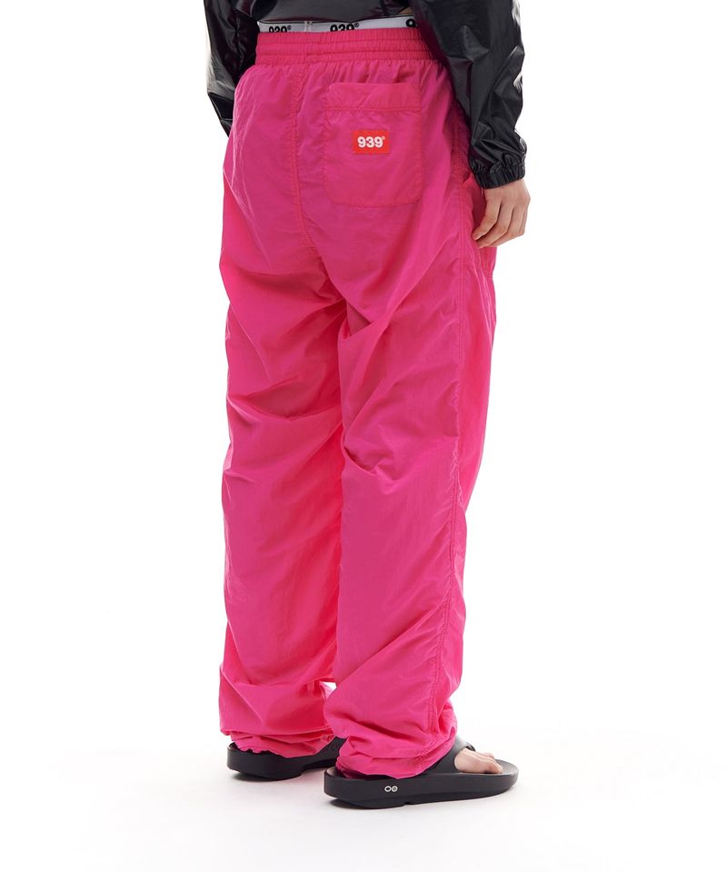 NYLON SHIRRING PANTS (CHERRY PINK)