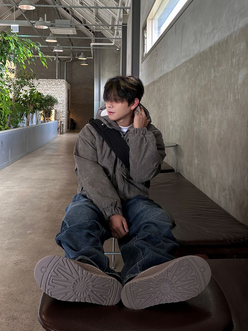 Number Jack Corduroy Hooded Jacket 3C