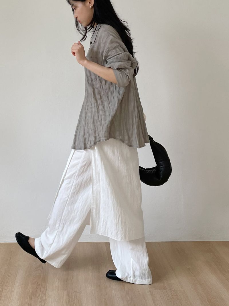 Block Stripe Loose Fit Shirt