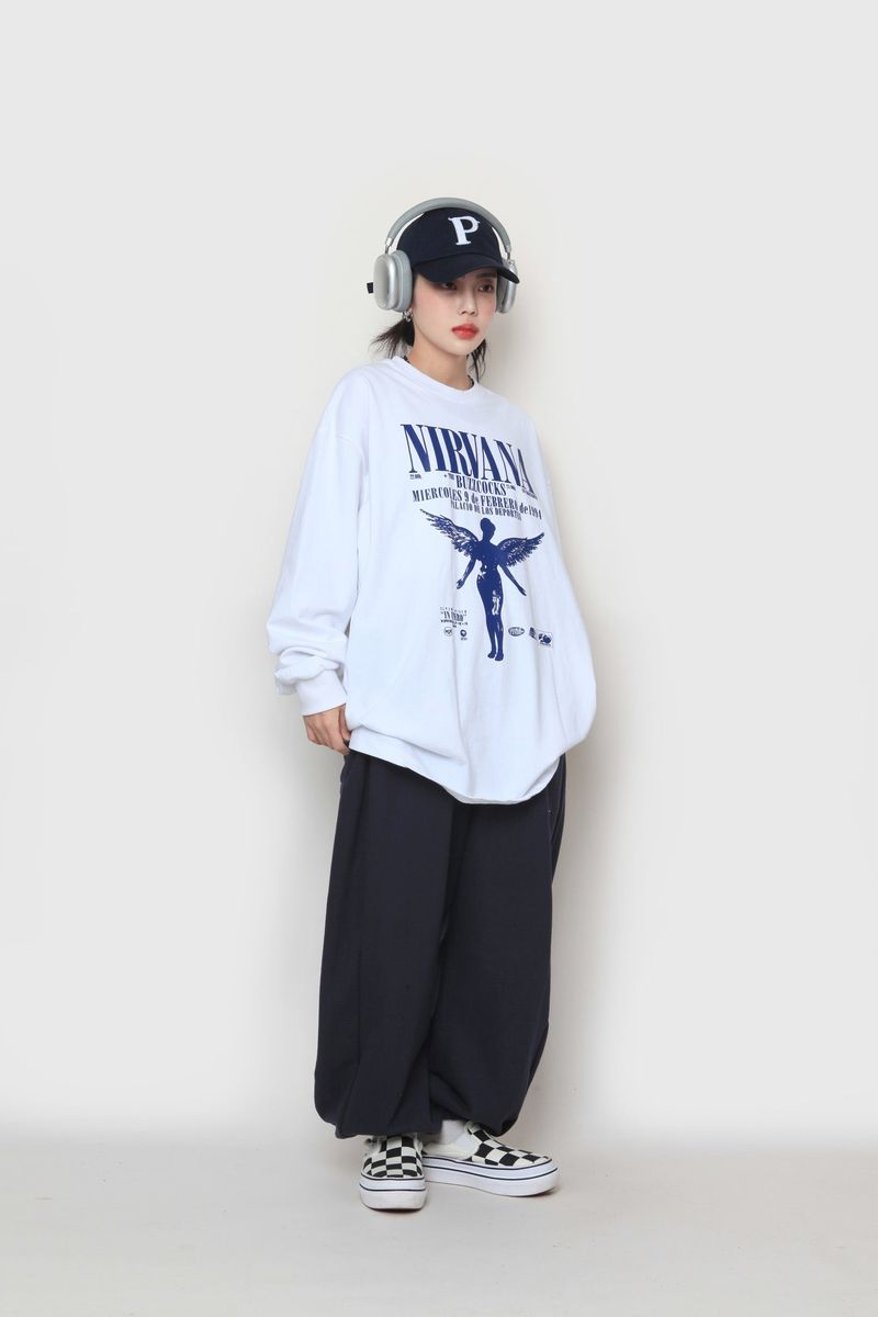 Nirvana Angel Long Over Sleeve T