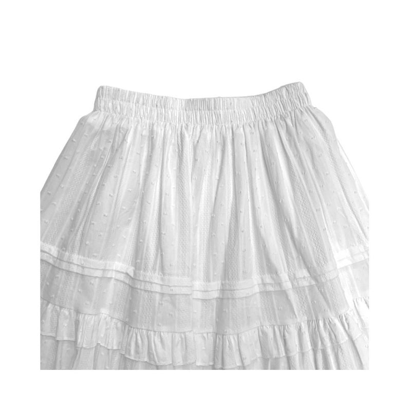 Leaf long skirt