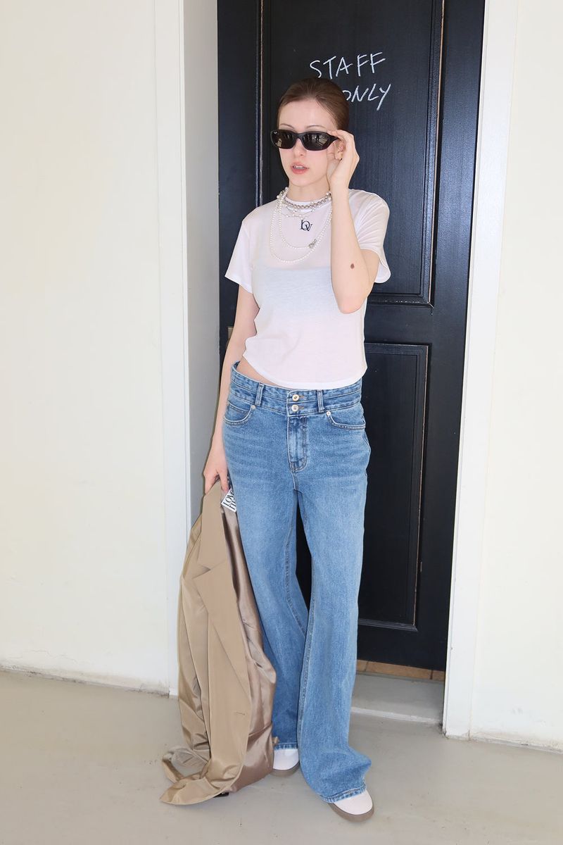 Loventina(ラヴェンティナ)の「TENCEL PETIT TEE_WHITE(Tops)」
