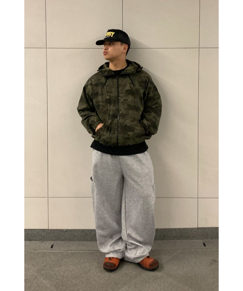 Pocket Curved Sweatpants
