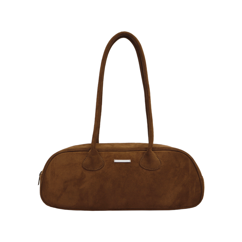 SUEDE BAGUETTE BAG (2 COLORS)