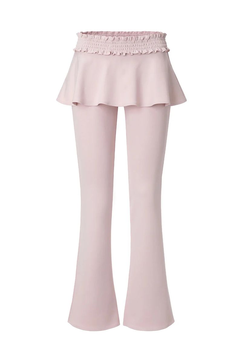 Petite flare pants - pink