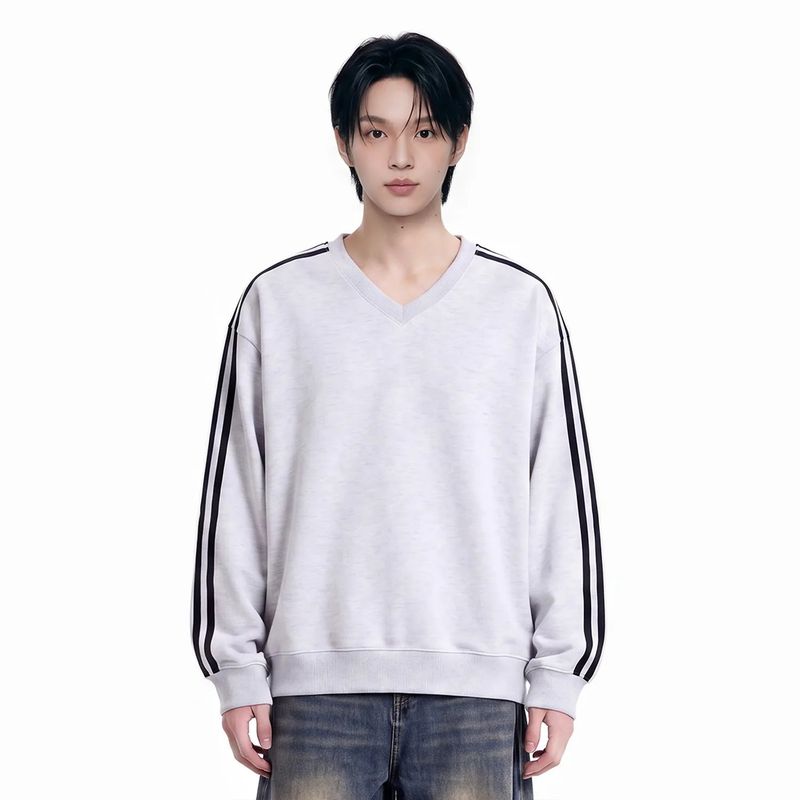 standard track v-neck sweatshirt (4color)