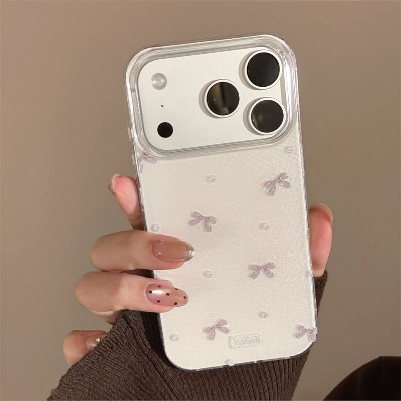 Glitter Diamond Ribbon iPhone Case