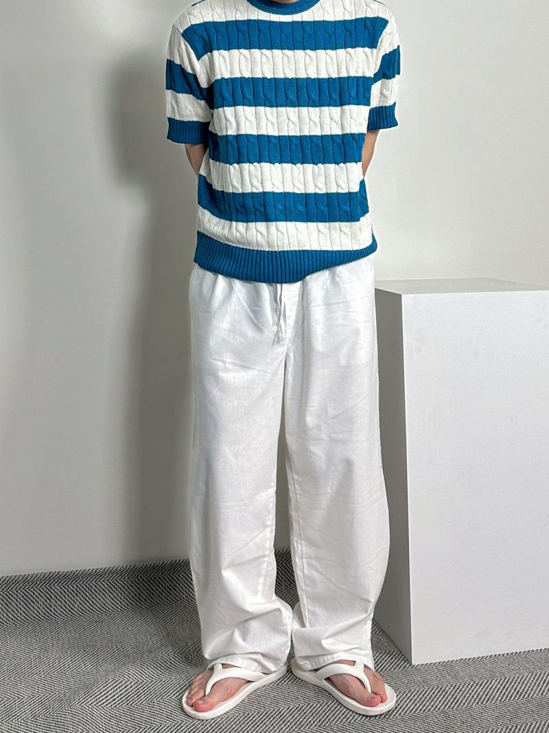 Los Linen wide pants