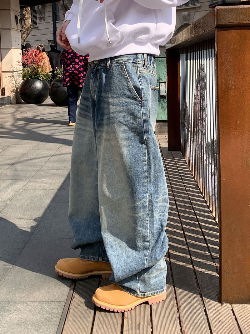 Look Chief Tiger Balloon Denim Pants