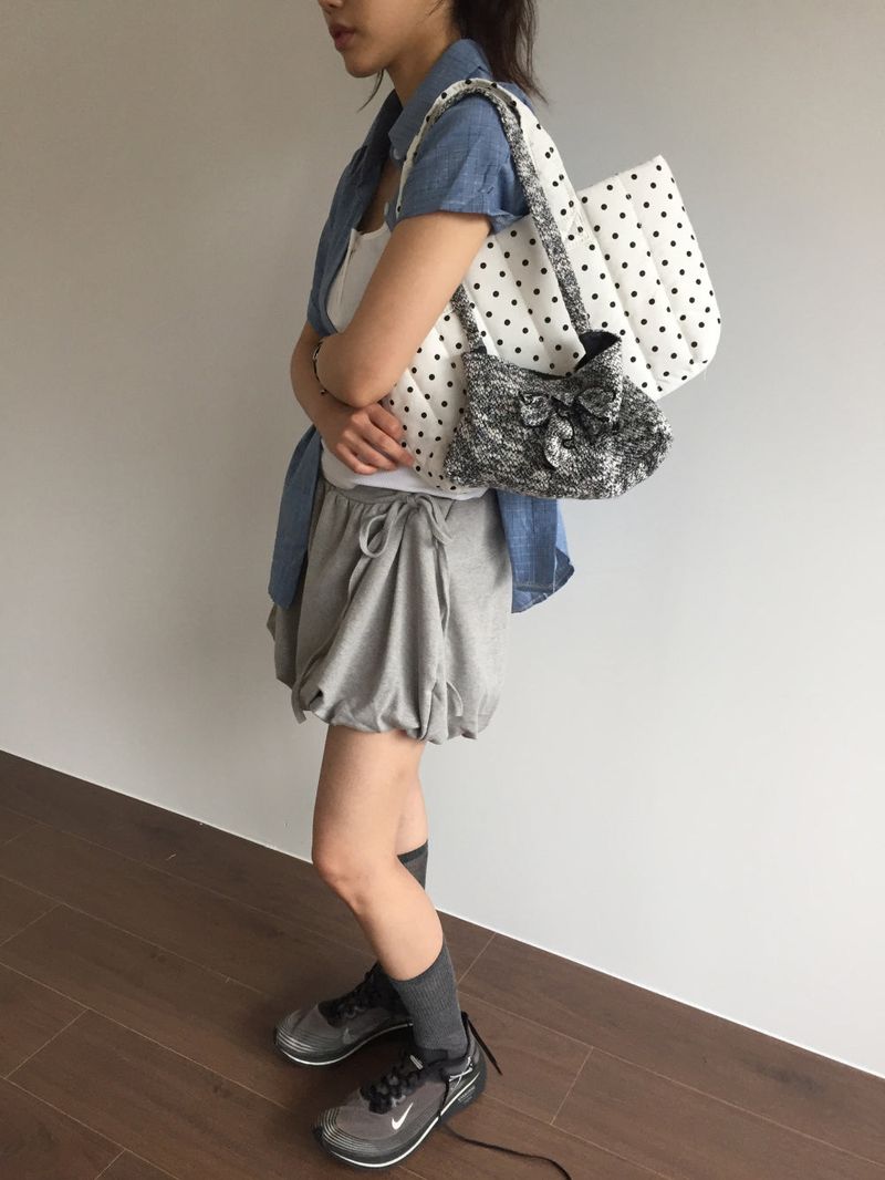 Quilted Dot Bag (4color)