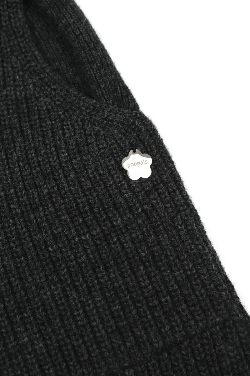 Bermuda knit wool pants [Charcoal]