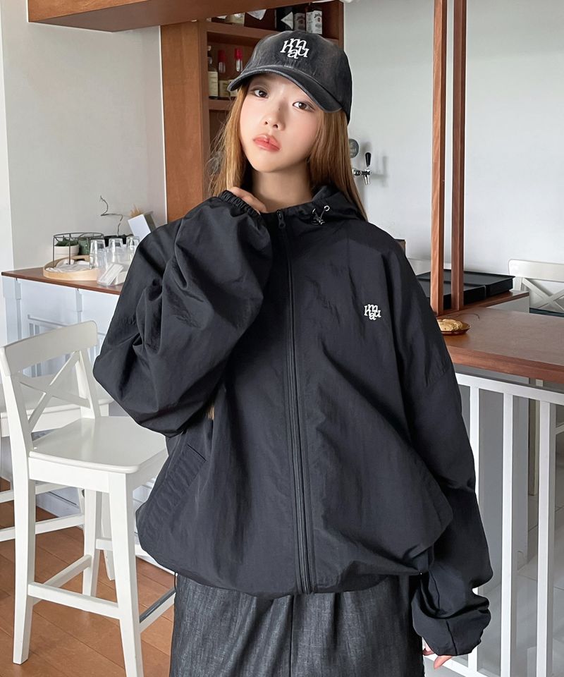 STITCH LOGO WINDBREAKER JACKET