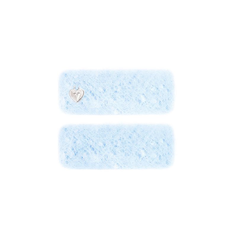 [SET] Glitter Fur Square Hairpin 
