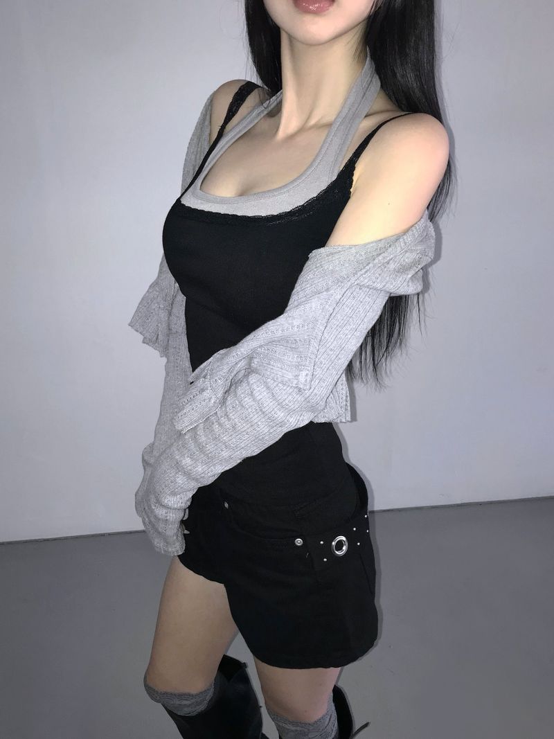1733 back slop shorts(2 color)