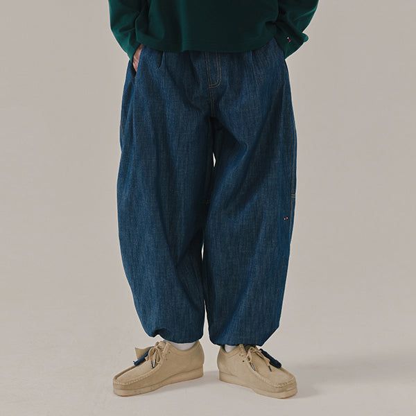 ROMANTIC CROWN(ロマンティッククラウン)の「BALLOON COTTON PANTS_BLUE(Pants)」