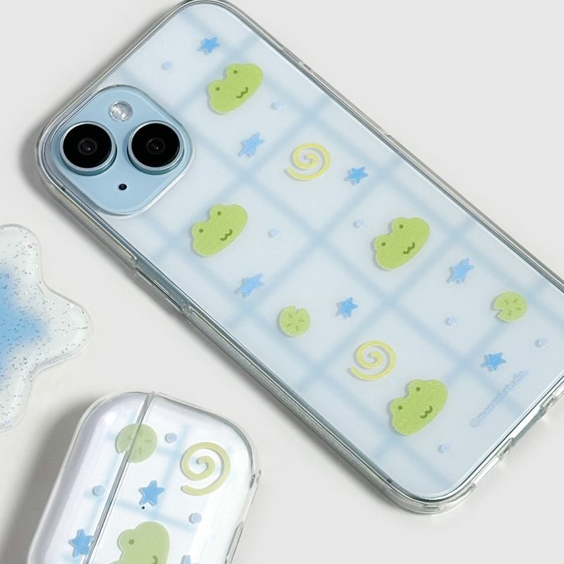 [Gel-hard] Summer Frog Phone case (only case)