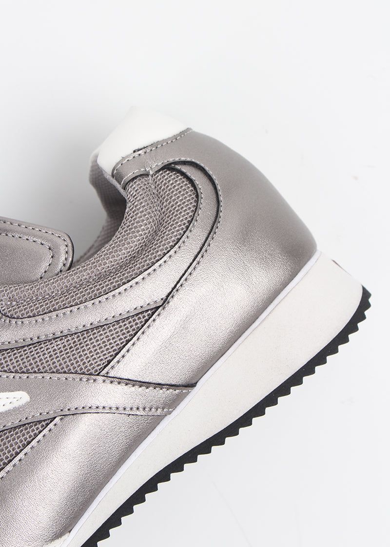 SILVER STILETTO SNEAKERS