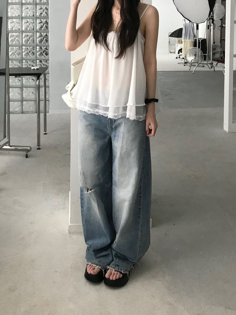 Perrier Frill Top (3 colors)