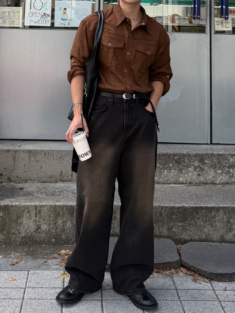 Yard suede western shirt