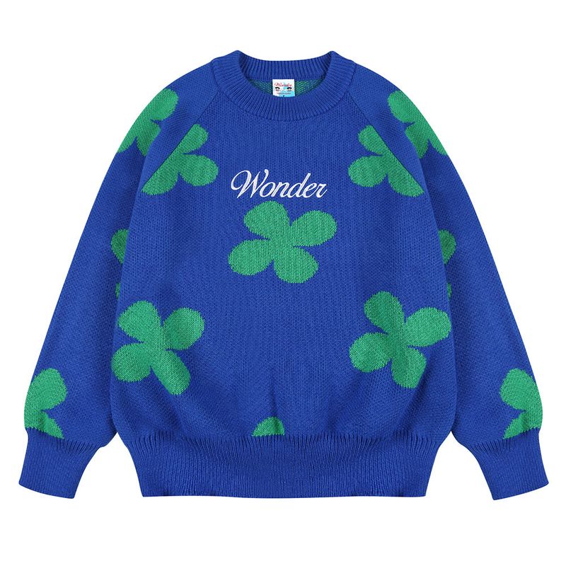 Flower pattern Jacquard Knit