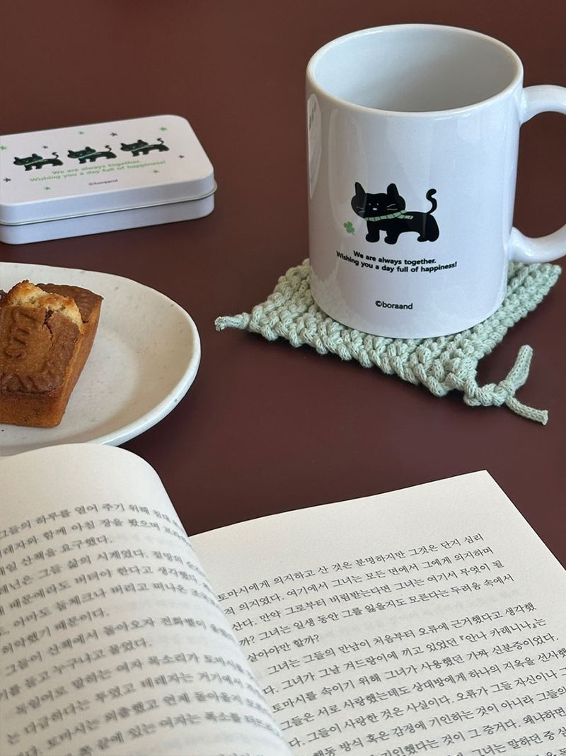 Black Cat Mug Cup (350ml)