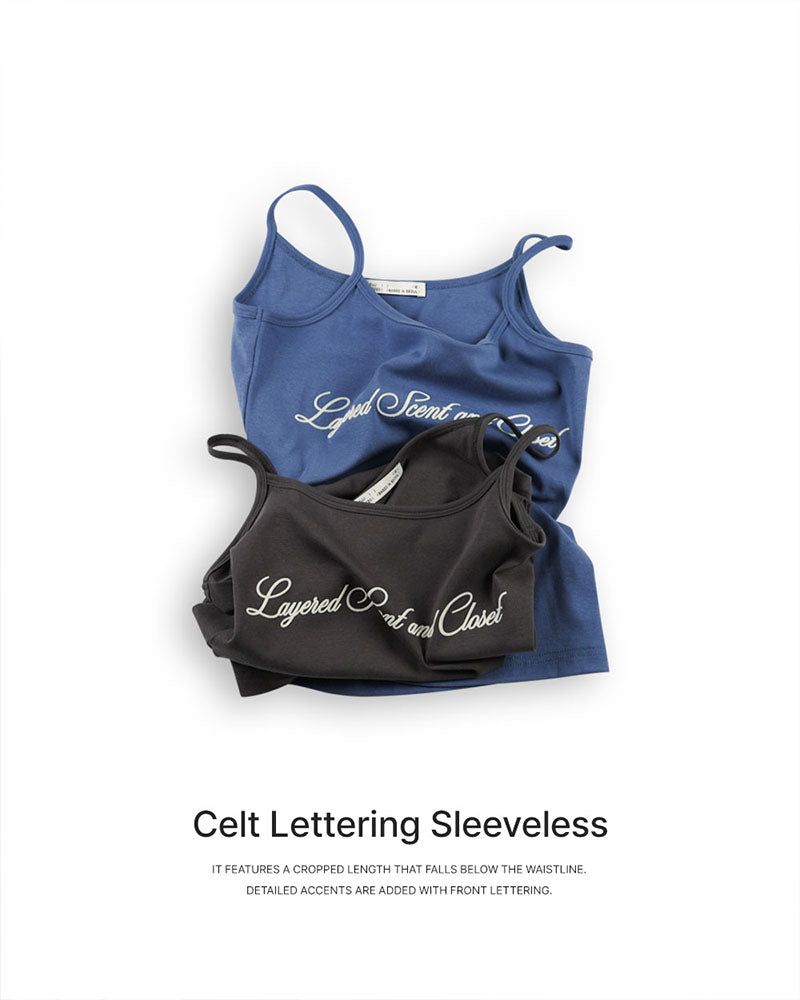 [ORIGINAL] Celt lettering sleeveless
