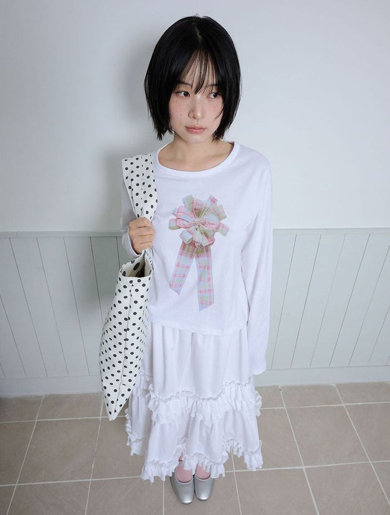 CAT GIRL DOT REVERSIBLE BAG