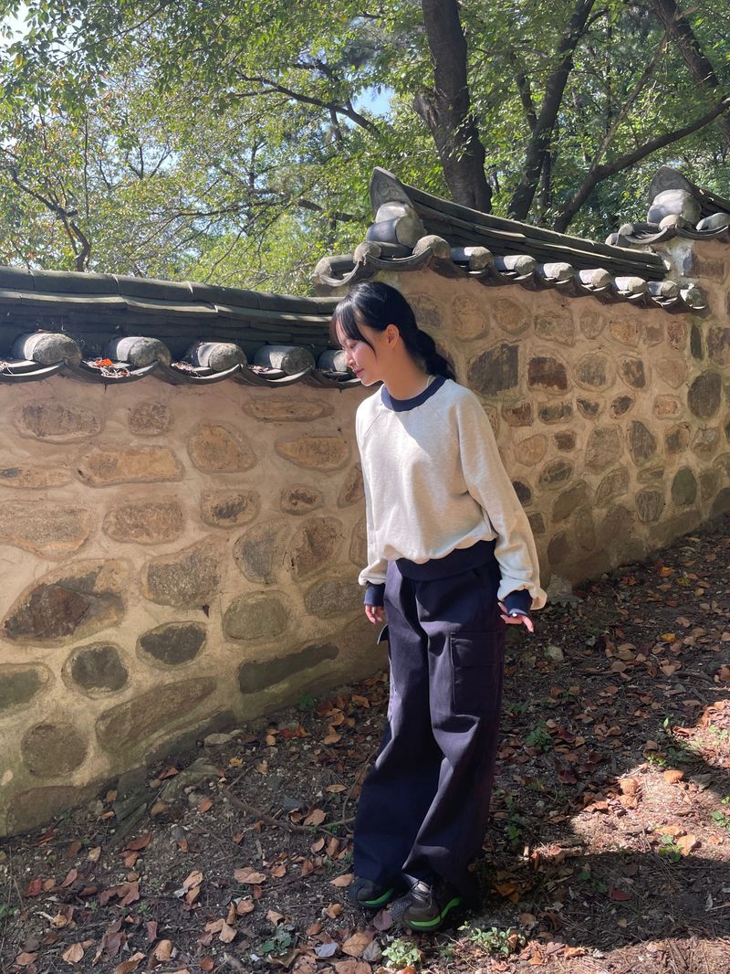 Workwear wide cargo pants