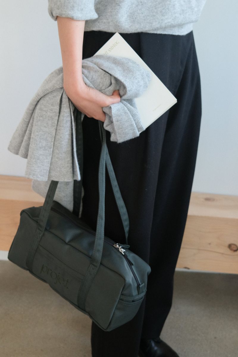 compact duffle bag (deep green)