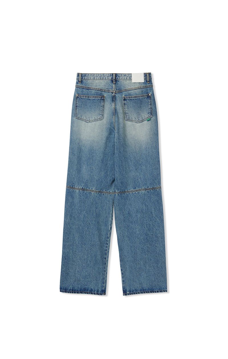 parachute wide denim blue