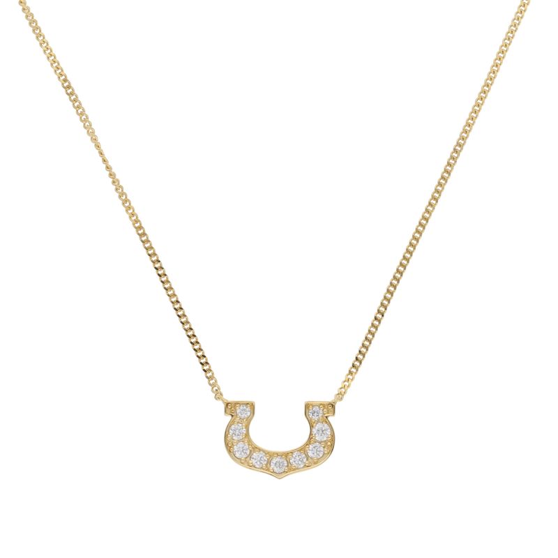 H'S SHOE CUBIC NECKLACE - M