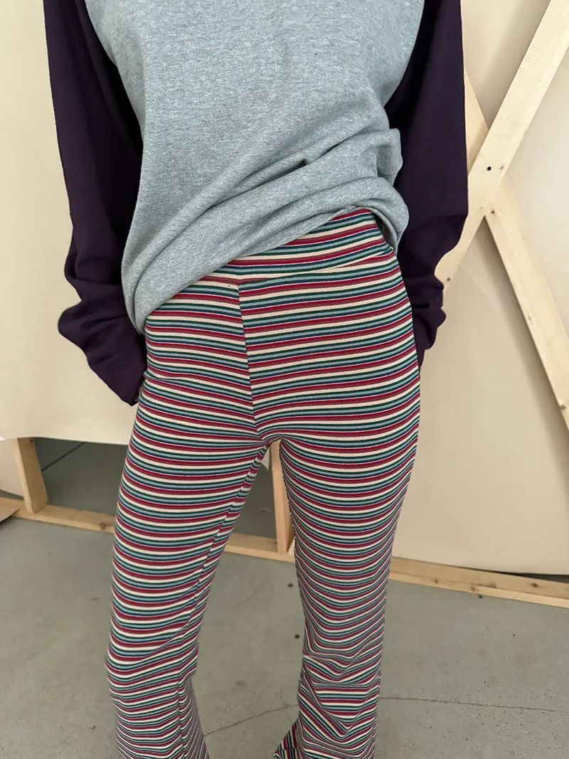  stripe leggings pants 